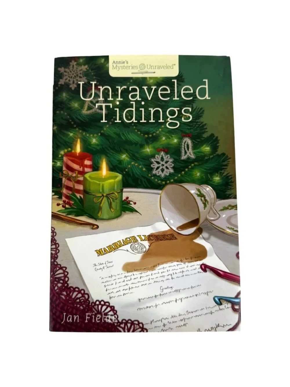 Annies Mysteries Unraveled Series HC Book Designs To Die For & Unraveled Tidings